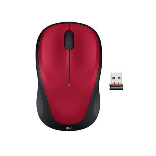 Pele Logitech M235 Optical Red
