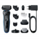Braun skuveklis 51-B4650cs Darbības laiks (maks.) 50 min, mitrs un sauss, melns/zils