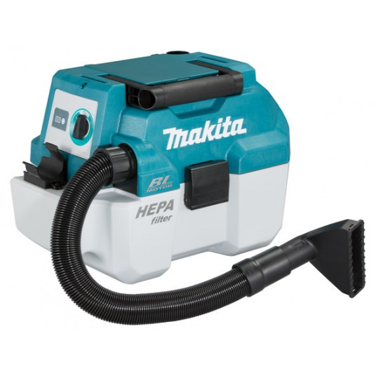 Makita DVC750LZX1 putekļu sūcējs Zils, Balts 7,5 L 55 W