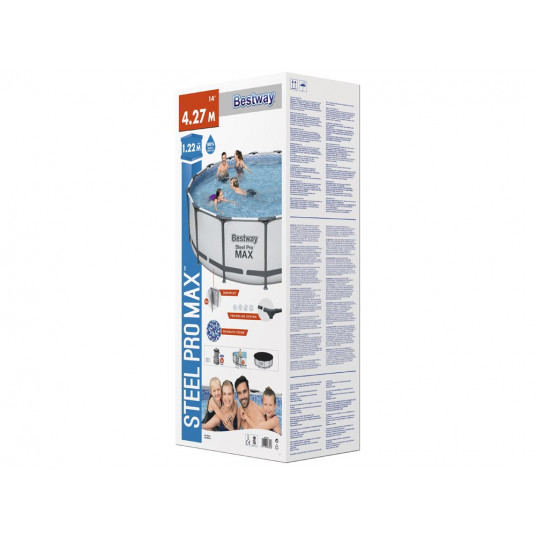 Baseina rāmis Bestway STEEL PRO MAX™ 427 X 122 cm, 5612X