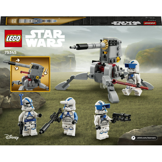 LEGO® 75345 STAR WARS 501. leģiona Clone Troopers kaujas komplekts