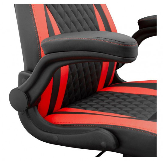 White Shark spēļu krēsls Red Dervish K-8879 melns/sarkans
