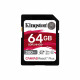 Kingston SDXC Canvas React Plus 64GB 300R/260W UHS-II U3