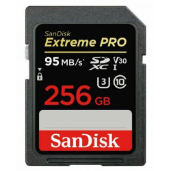 SanDisk SDXC 256GB Extreme Pro 200/140 MB/s V30 UHS-I U3