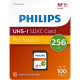Philips SDXC karte 256 GB, 10. klase UHS-I U3 V30 A1