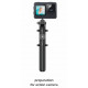 Swissten Bluetooth Selfie Stick alumīnija statīvs mobilajiem tālruņiem un GoPro ar tālvadības pulti
