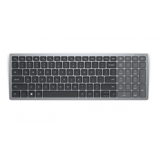 Dell kompaktā vairāku ierīču bezvadu tastatūra — KB740 — krievu (QWERTY)