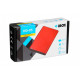 iBox HD-05 HDD/SSD korpuss, sarkans 2,5 collu