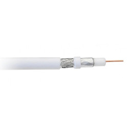 Libox Kabel koaksiālais PCC80 100 m koaksiālais kabelis RG-6/U balts