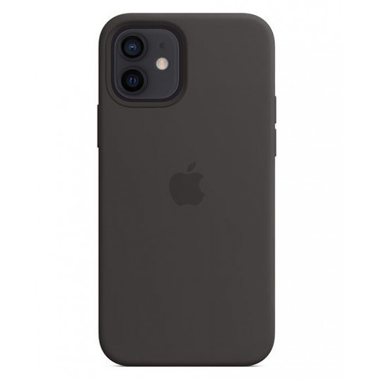 Vāciņš Apple Iphone 12 | 12 Pro Silicone Case with MagSafe- Black