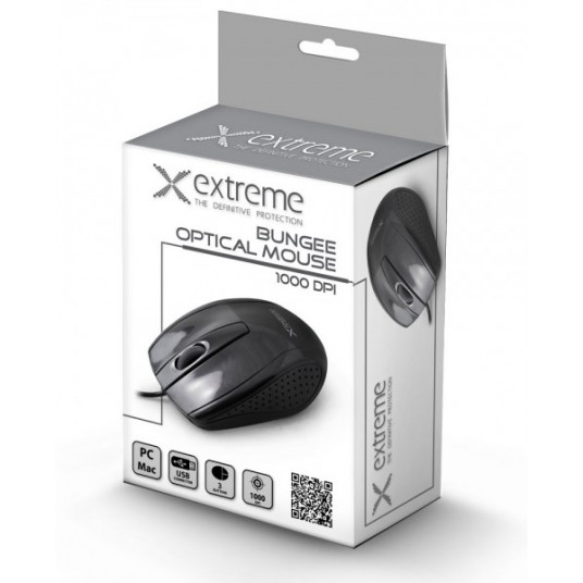 Extreme XM110K datora pele, A tipa USB optiskā 1000 DPI labās rokas