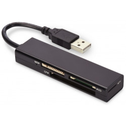 Ednet 85241 karšu lasītājs Black USB 2.0