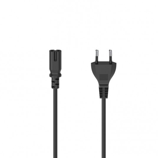 Barošanas vads Hama 2-pin, 2,5m melns