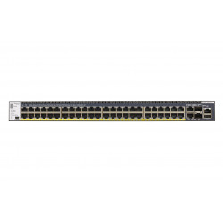 NETGEAR M4300-52G-PoE+ 550 W barošanas bloks Pārvaldīts L2/L3/L4 Gigabitu Ethernet (10/100/1000) Power over Ethernet (PoE) 1U melns