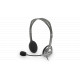 Austiņas LOGITECH Headset Stere H111 Grey
