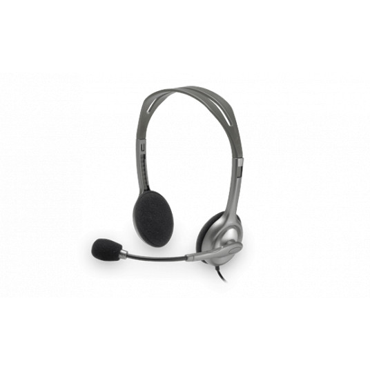 Austiņas LOGITECH Headset Stere H111 Grey