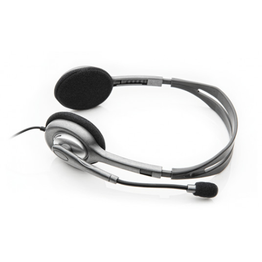 Austiņas LOGITECH Headset Stere H111 Grey