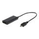 Adapteris Gembird A-MHL-002 MHL adapteris Gembird -> HDMI (F) + Micro USB (BF) (5PINS) viedtālrunis TV HD + barošanas