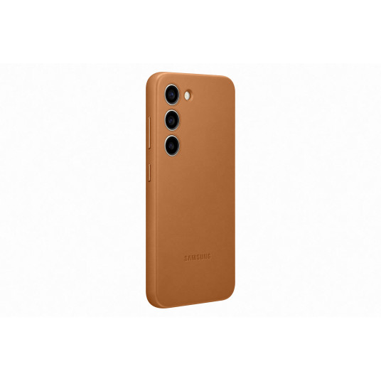 Samsung Galaxy S23 Leather Cover, Camel VS911LAE