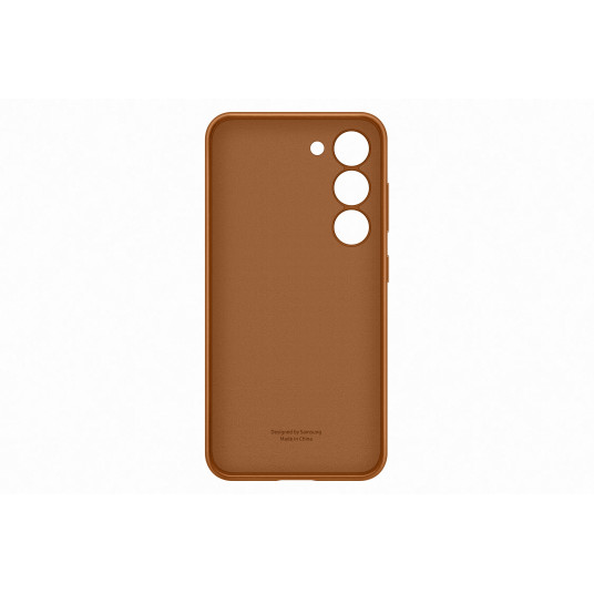 Samsung Galaxy S23 Leather Cover, Camel VS911LAE