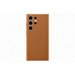 Samsung Galaxy S23 Ultra Leather Cover, Camel...