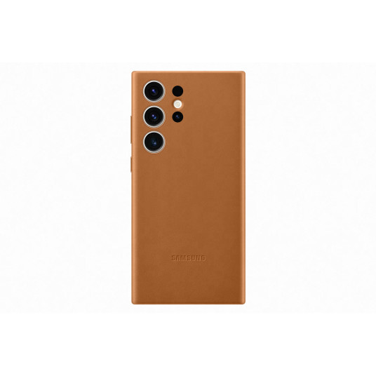 Samsung Galaxy S23 Ultra Leather Cover, Camel VS918LAE