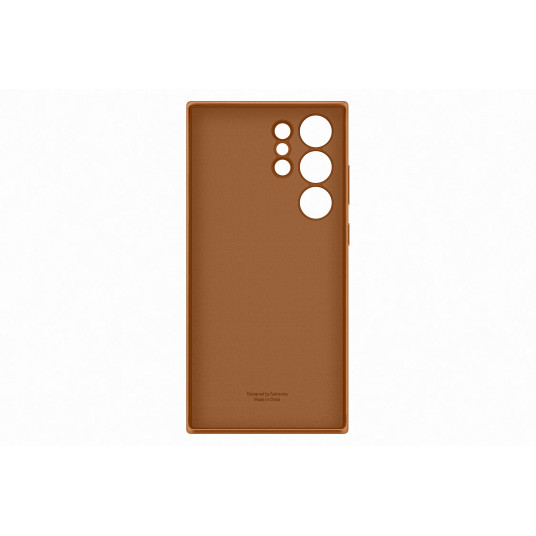 Samsung Galaxy S23 Ultra Leather Cover, Camel VS918LAE