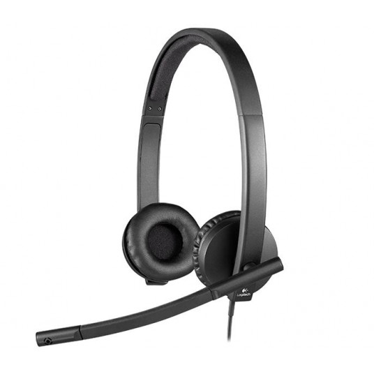 Austiņas Logitech H570e Stereo Black