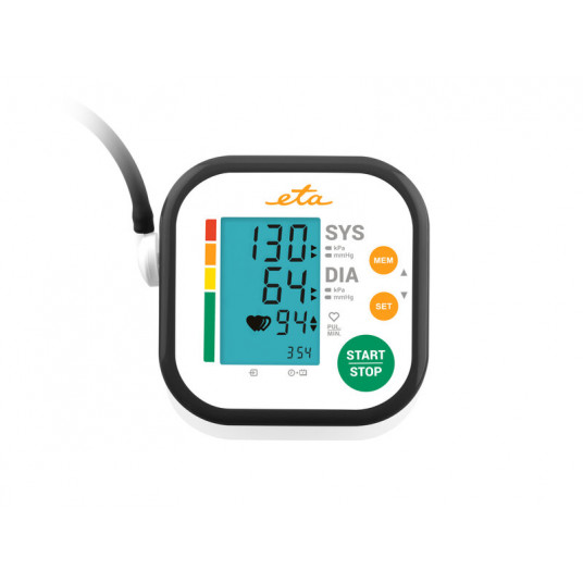 ETA Upper Arm Blood Pressure Monitor ETA229790000 Memory function, Number of users 2 user(s), Memory capacity 2 x 60 records, Display LCD