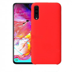 Mocco Liquid Silicone Soft Back Case for Samsung Galaxy A41 Red