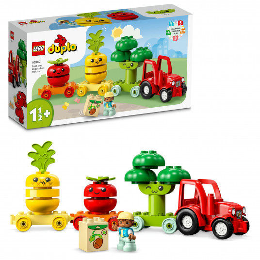 LEGO® 10982 DUPLO Mans pirmais augļu un dārzeņu traktors