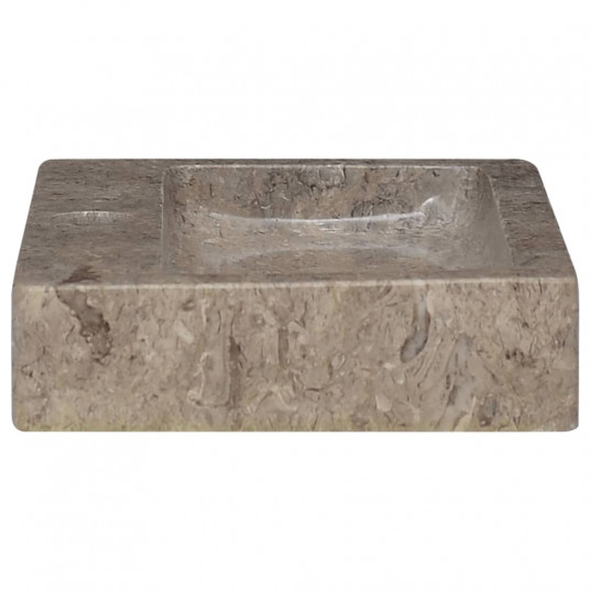 Izlietne, 38x24x6,5 cm, pelēks marmors