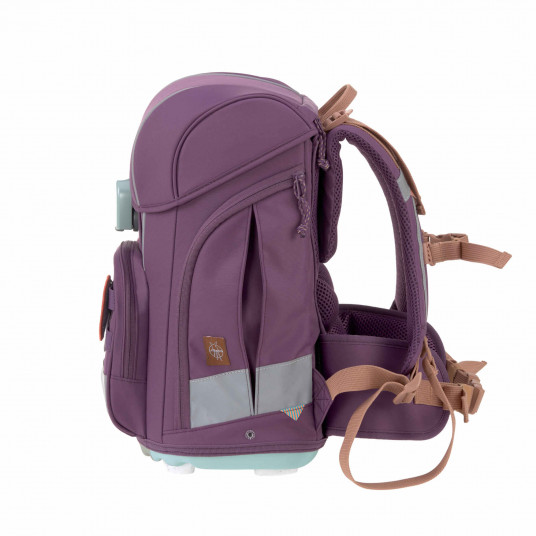 Skolas mugursomas komplekts Boxy Unique violets +