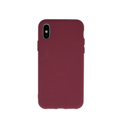 Mocco Silicone Case for Apple iPhone 12 Pro Max Burgundy