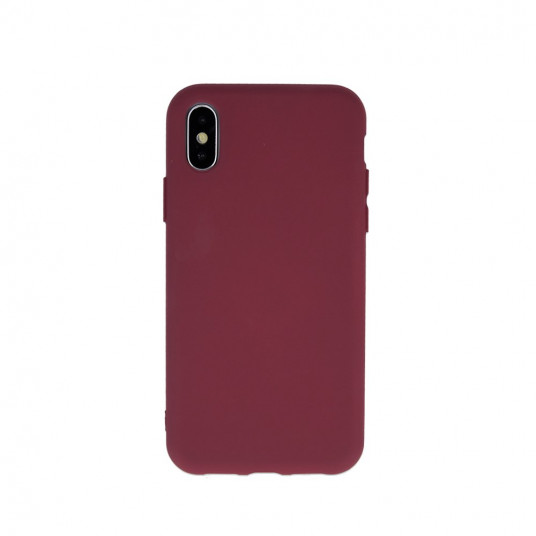 Mocco Silicone Case for Apple iPhone 12 Pro Max Burgundy