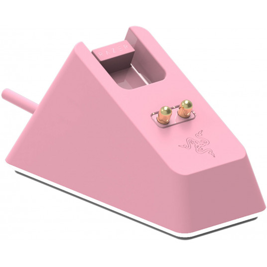 RAZER Viper ULTIMATE Quartz Pink bezvadu spēļu optiskā pele + DOCK RZ01-03050300-R3M1