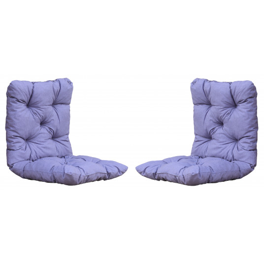 Atlanta 2 matraču komplekts krēsliem 98x50x10 cm, violets