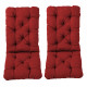 Venta 2 matraču komplekts krēsliem 120x50x10 cm, sarkans
