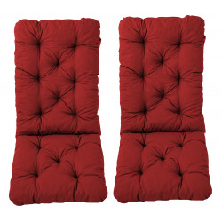 Venta 2 matraču komplekts krēsliem 120x50x10 cm, sarkans