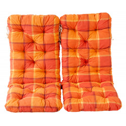 Venta 2 matraču komplekts krēsliem 120x50x10 cm, oranžs