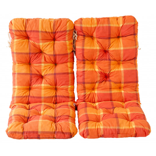 Venta 2 matraču komplekts krēsliem 120x50x10 cm, oranžs