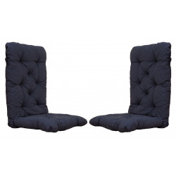 Venta 2 matraču komplekts krēsliem 120x50x10 cm, melns