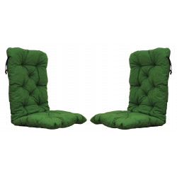 Venta 2 matraču komplekts krēsliem 120x50x10 cm, zaļš