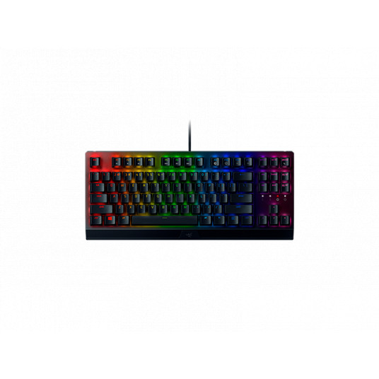 RAZER BlackWidow V3 Tenkeyless (zaļais slēdzis) spēļu tastatūra RU RZ03-03490700-R3R1, zemu cenu - BIGBOX.LV