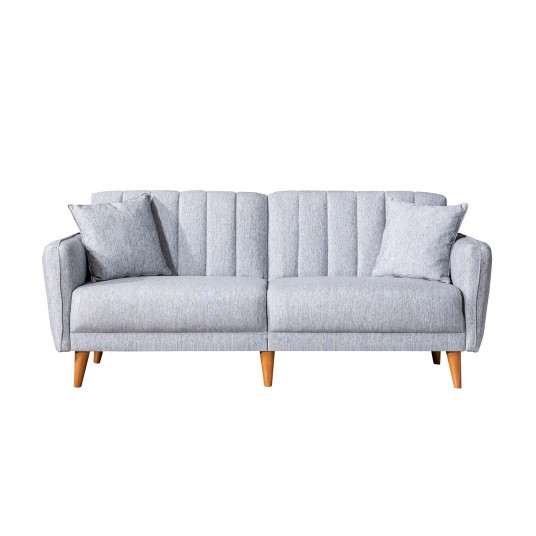 Dīvānu komplekts ar atzveltnes krēslu Aqua - pelēks