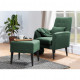 Dīvānu komplekts ar atzveltnes krēslu Aqua - S - zaļš