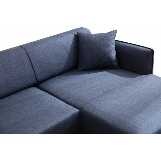 Stūra dīvāns Belissimo labi zils