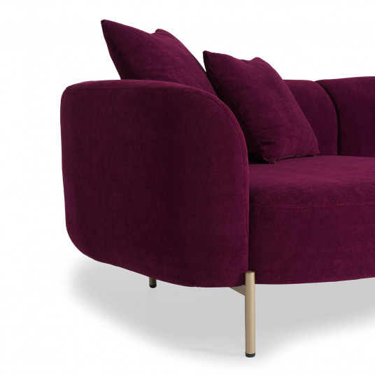 Stūra dīvāns Macaroon violets