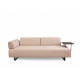 Dīvāns - gulta Infinity ar sānu galdiņu bēšā krāsā