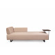 Dīvāns - gulta Infinity ar sānu galdiņu bēšā krāsā
